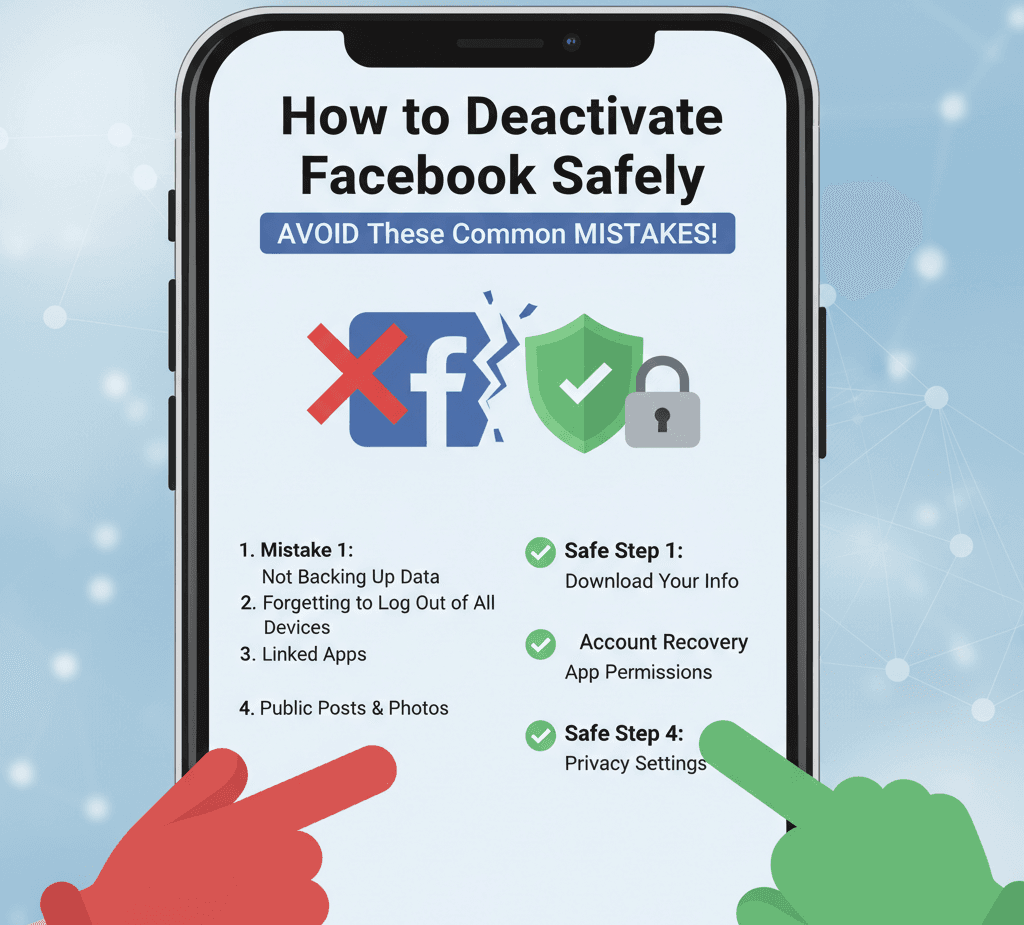 How to Deactivate Facebook Safely — Avoid These Common Mistakes!